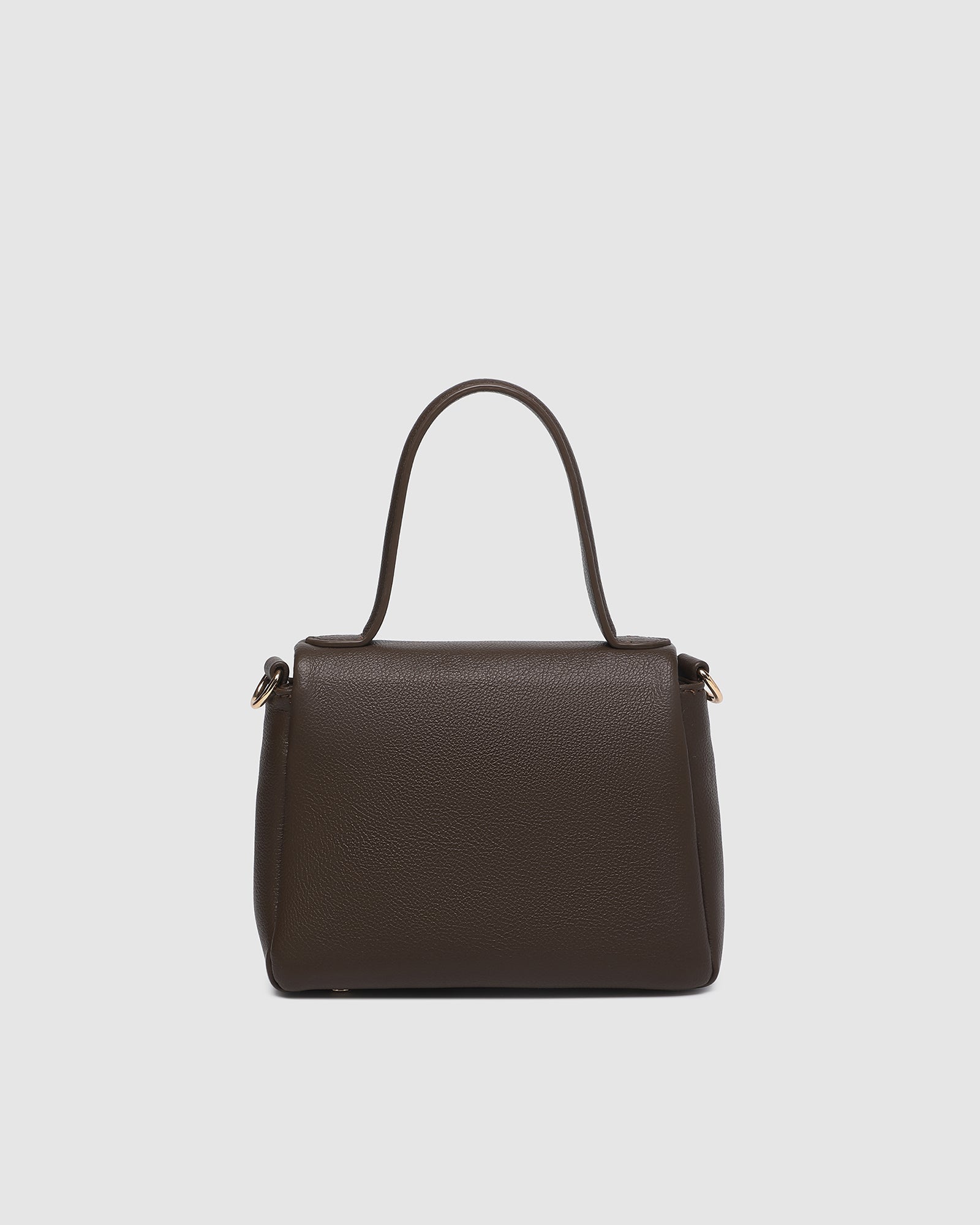 Connie Top Handle Bag - Chocolate - Pure Apotheca