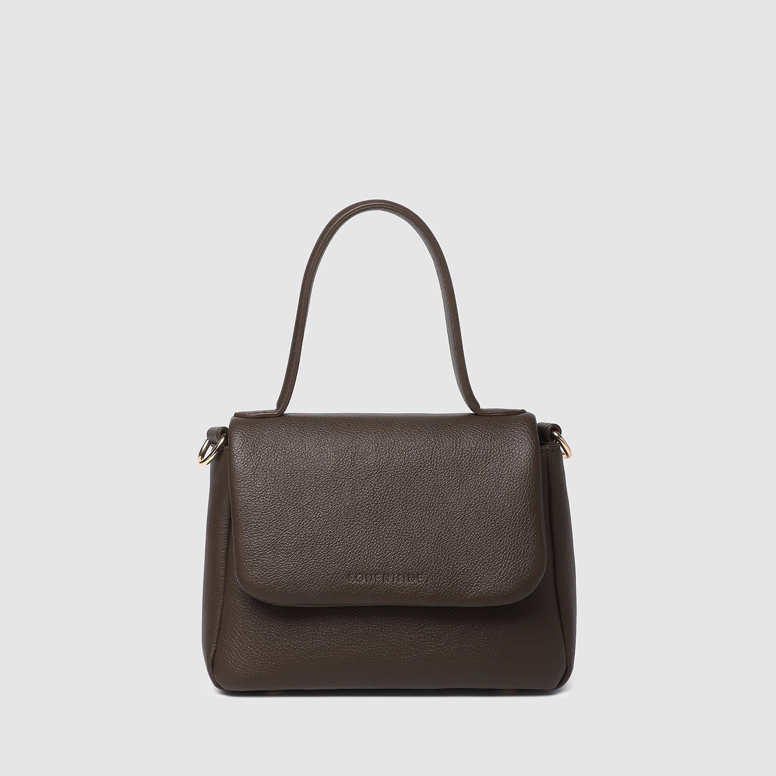 Connie Top Handle Bag - Chocolate - Pure Apotheca