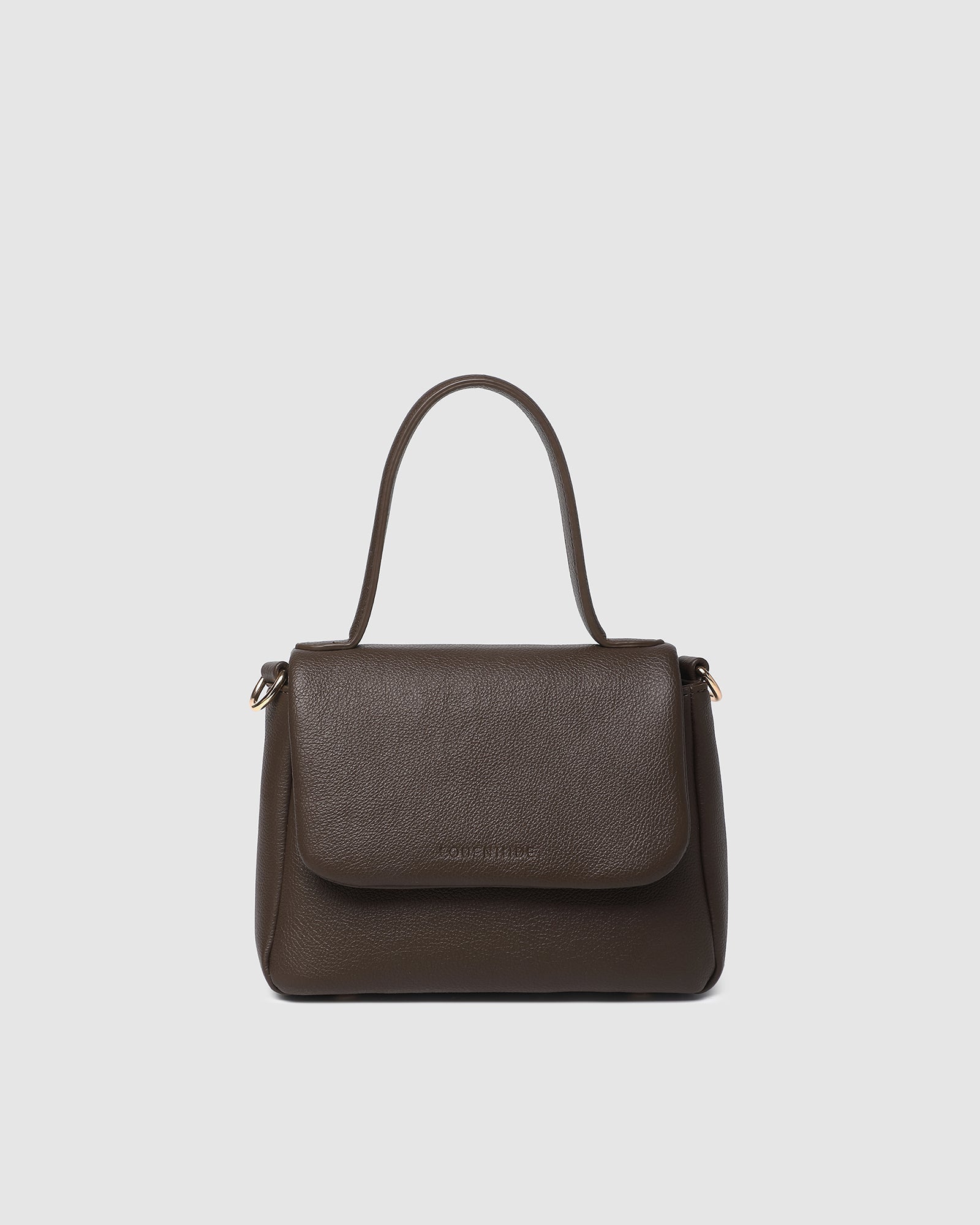 Connie Top Handle Bag - Chocolate - Pure Apotheca