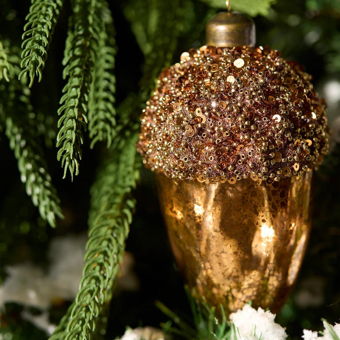 COPPER WOODLAND ACORN BAUBLE - Pure Apotheca