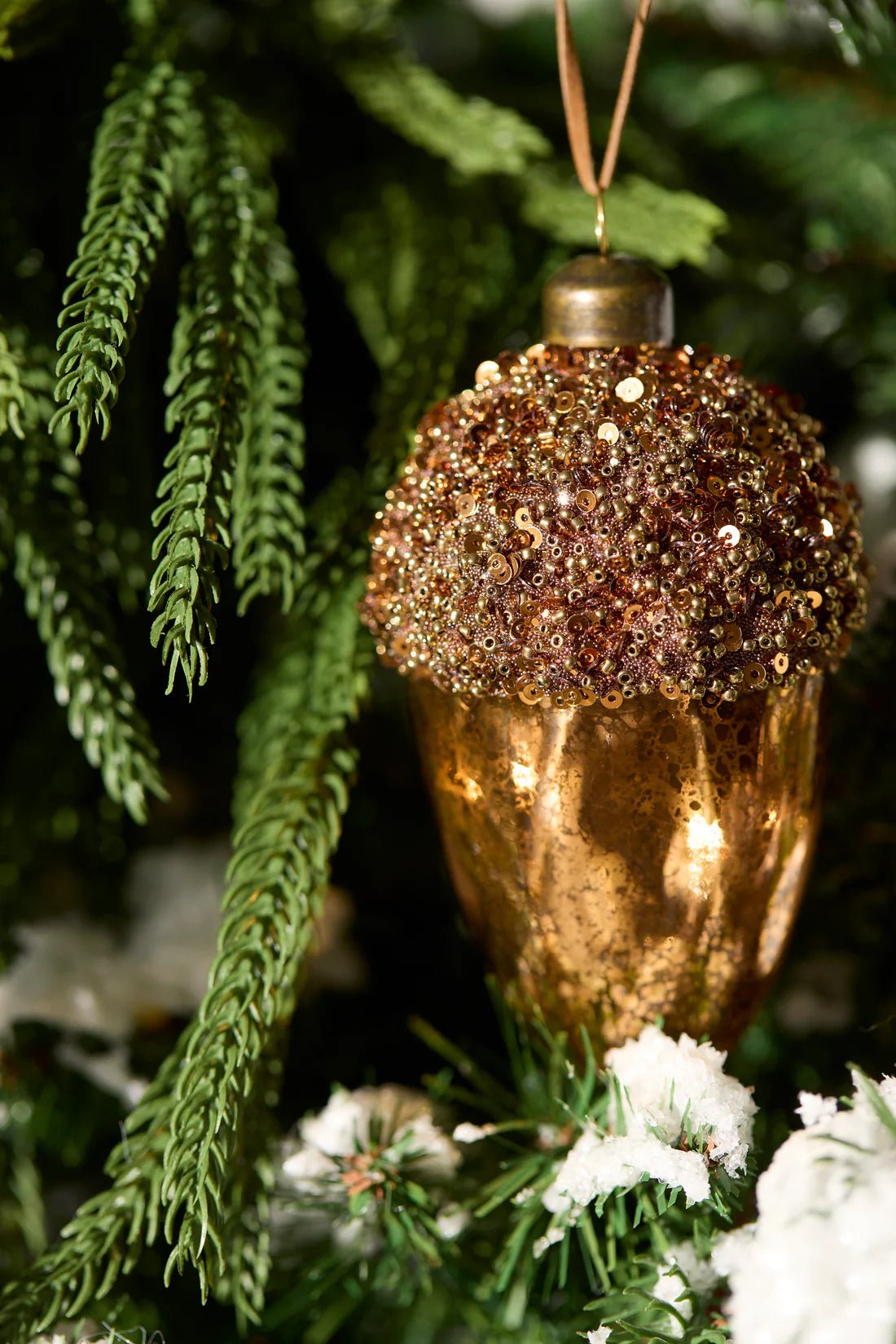 COPPER WOODLAND ACORN BAUBLE - Pure Apotheca