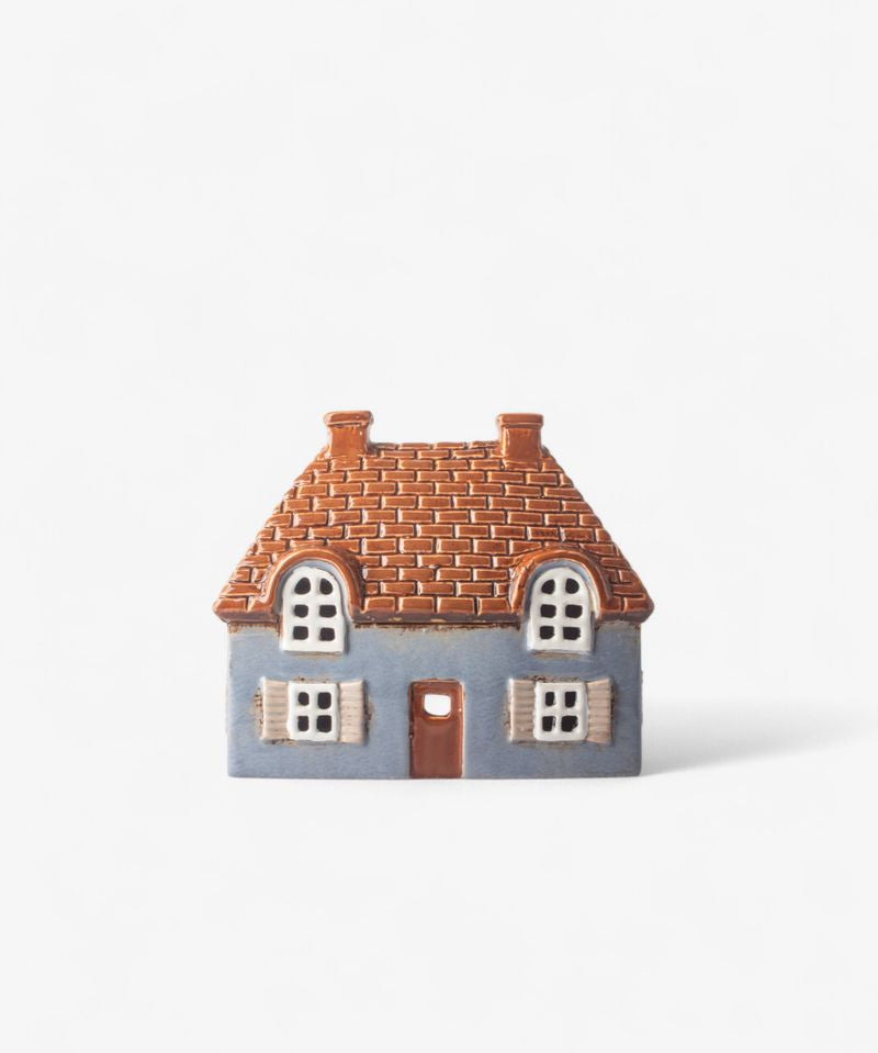 Cotswold Tea Light Cottage Blue - Pure Apotheca