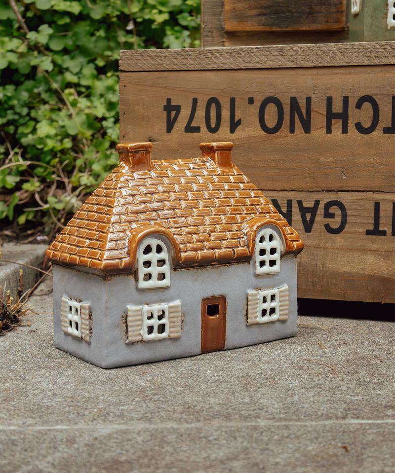 Cotswold Tea Light Cottage Blue - Pure Apotheca