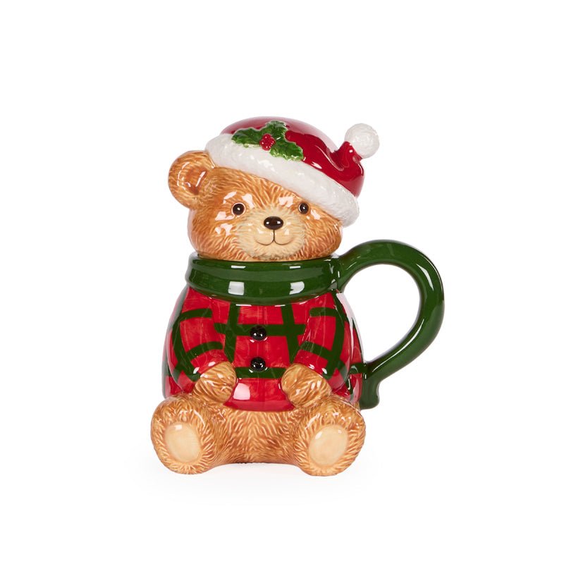 COZY TEDDY BEAR MUG WITH LID - Pure Apotheca