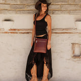 Cressida Crossbody Bag Burgundy - Pure Apotheca
