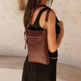 Cressida Crossbody Bag Burgundy - Pure Apotheca