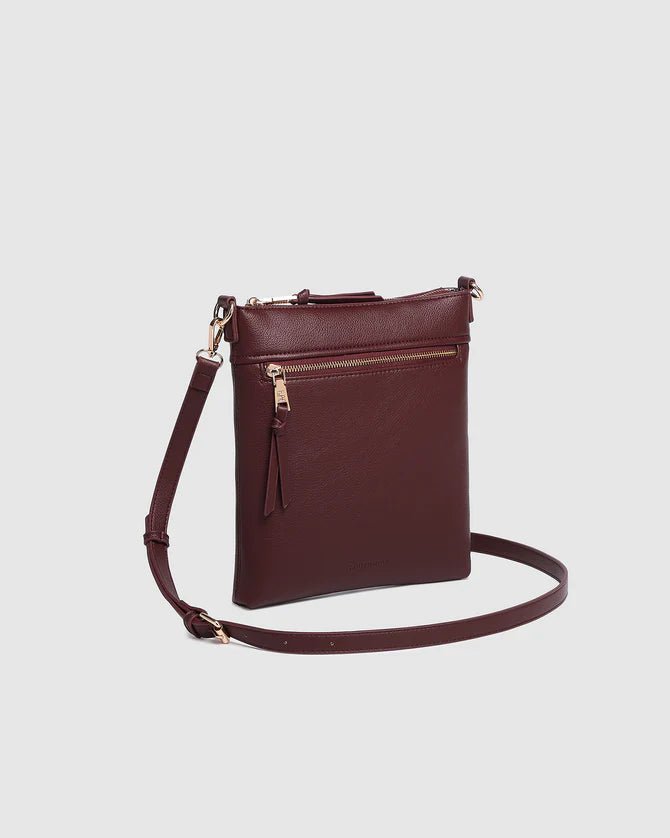 Cressida Crossbody Bag Burgundy - Pure Apotheca