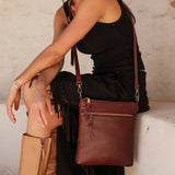 Cressida Crossbody Bag Burgundy - Pure Apotheca