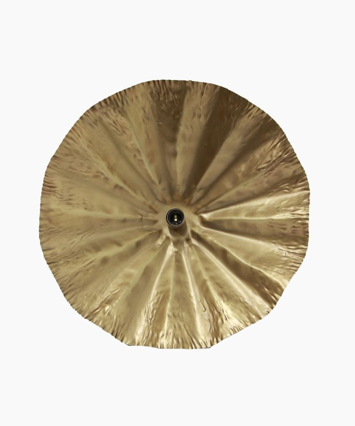 Crimped Pendant Black/Gold Large - Pure Apotheca