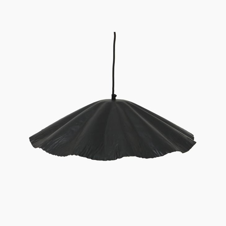 Crimped Pendant Black/Gold Small - Pure Apotheca