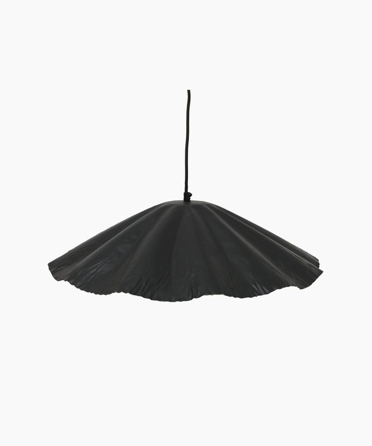 Crimped Pendant Black/Gold Small - Pure Apotheca