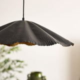 Crimped Pendant Black/Gold Small - Pure Apotheca