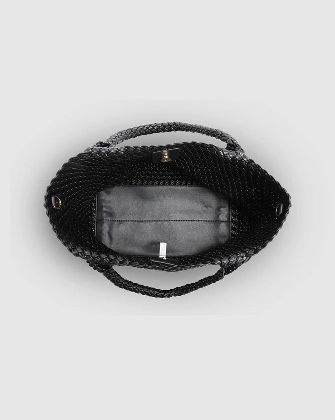 Cruiser Woven Tote Bag Black - Pure Apotheca