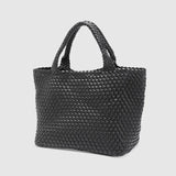 Cruiser Woven Tote Bag Black - Pure Apotheca