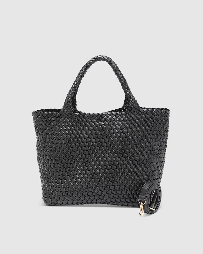 Cruiser Woven Tote Bag Black - Pure Apotheca