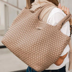 Cruiser Woven Tote Bag Coffee - Pure Apotheca