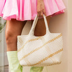 Cruiser Woven Tote Bag Vanilla Gold - Pure Apotheca