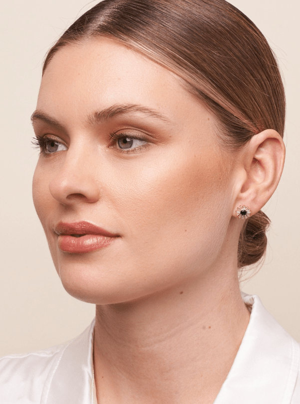 Crystal Bloom Studs Emerald - Pure Apotheca