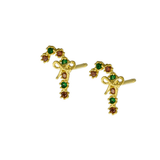 Crystal Candy Cane Studs - Pure Apotheca