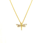 Crystal Dragonfly Necklace - Pure Apotheca