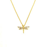 Crystal Dragonfly Necklace - Pure Apotheca