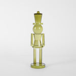 Crystal Glass Nutcracker Olive Green Medium - Pure Apotheca