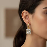 Crystal Gold Hoop Drops - Pure Apotheca
