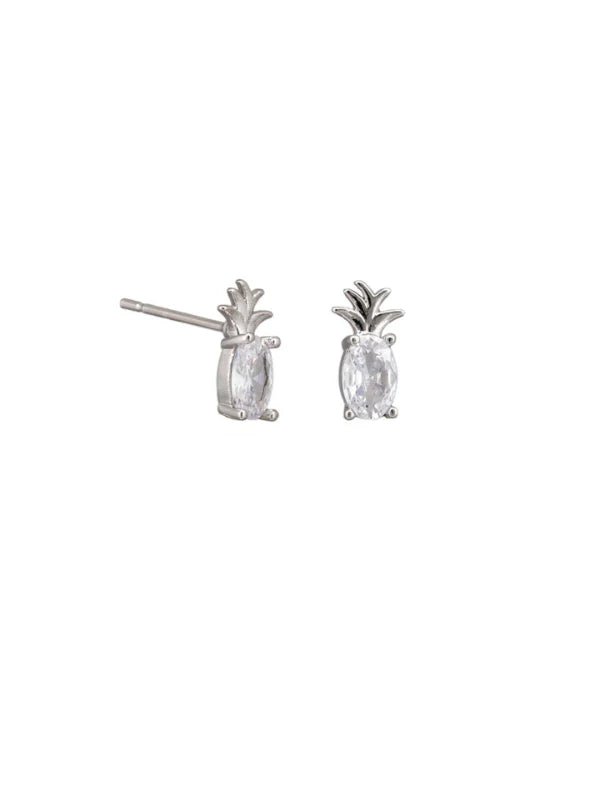 Crystal Pineapple Studs - Pure Apotheca