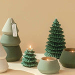 Cypress & Fir Short Christmas Tree Candle - Pure Apotheca