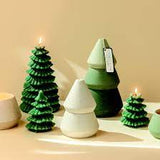 Cypress & Fir Short Christmas Tree Candle - Pure Apotheca