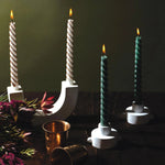 Cypress & Fir Twisted Taper Candles Evergreen 2 PK - Pure Apotheca