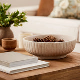 CYPRUS TEXTURED NATURAL DECORATIVE BOWL - Pure Apotheca
