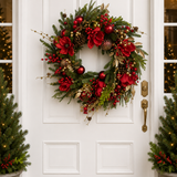 70cm Red & Gold Exquisite Wreath