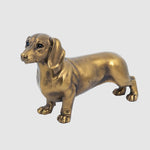 Dachshund Sculpture Antique Gold - Pure Apotheca