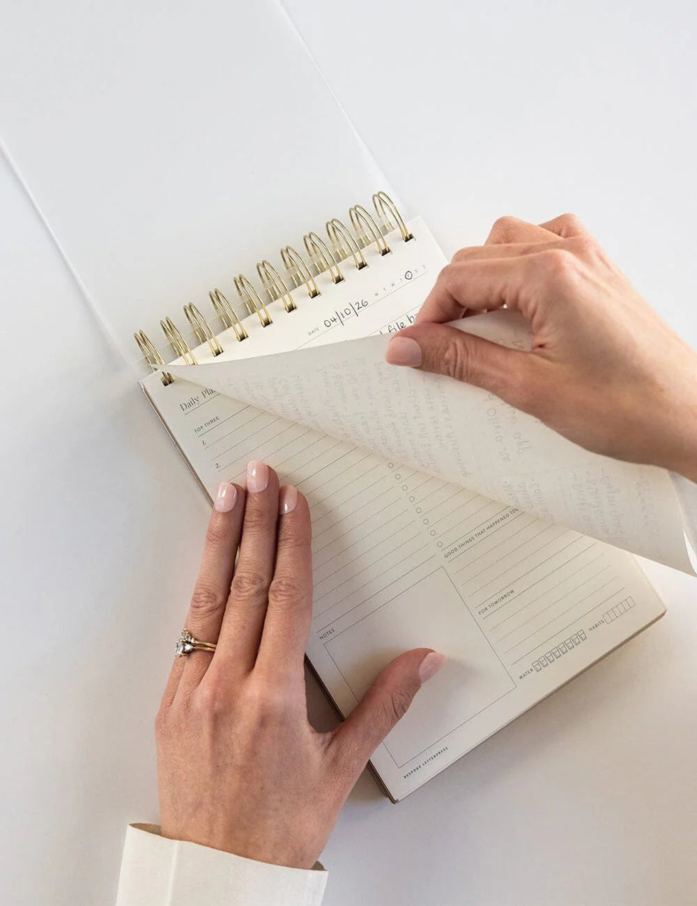 Daily Planner Ringbound Notepad - Pure Apotheca