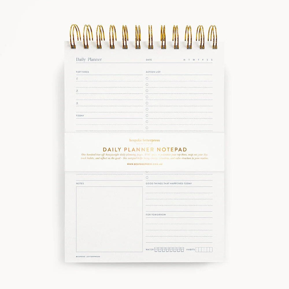 Daily Planner Ringbound Notepad - Pure Apotheca