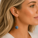 Dalmatia Indigo Blue Earrings - Pure Apotheca