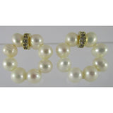 Deborah Pearl CZ Loop Earring - Pure Apotheca