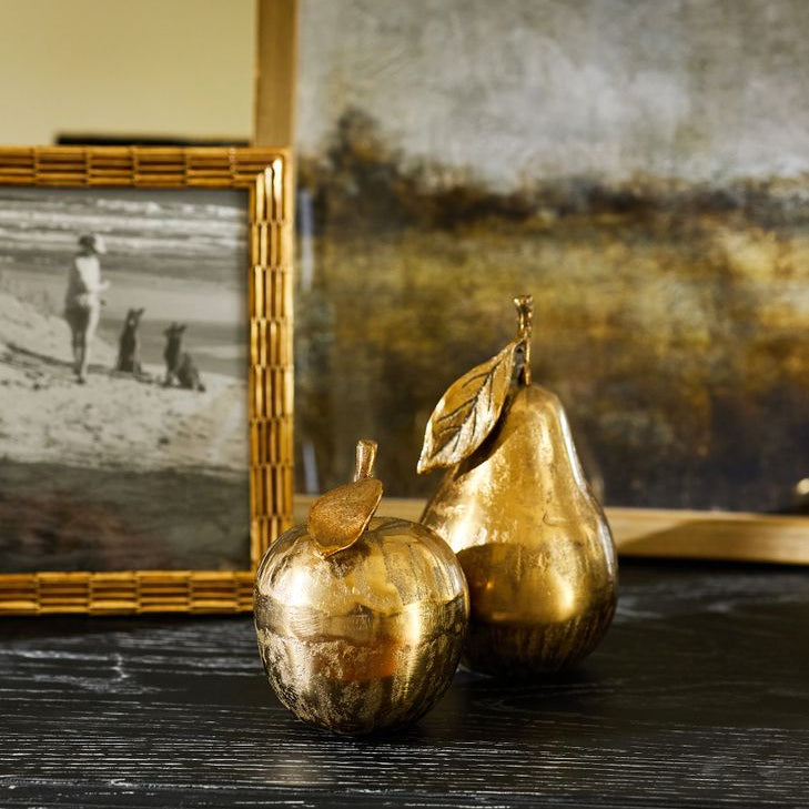 Decorative Apple Antique Gold - Pure Apotheca