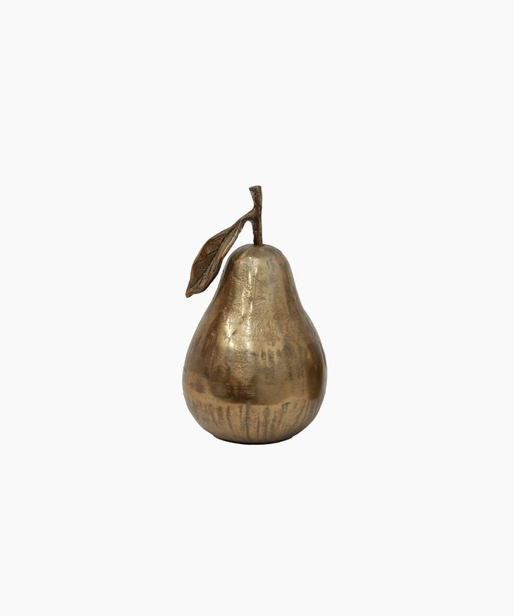 Decorative Pear Antique Gold - Pure Apotheca