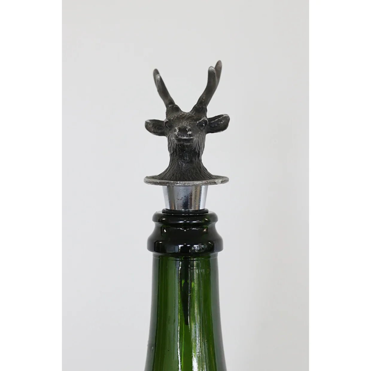 Deer Bottle Stopper in Pewter Finish - Pure Apotheca