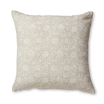 DELILAH NEUTRAL BLOCK PRINT CUSHION 50CM - Pure Apotheca