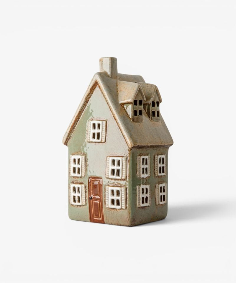 Devon Tealight Cottage Tall Sage - Pure Apotheca