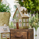 Devon Tealight Cottage Tall Sage - Pure Apotheca