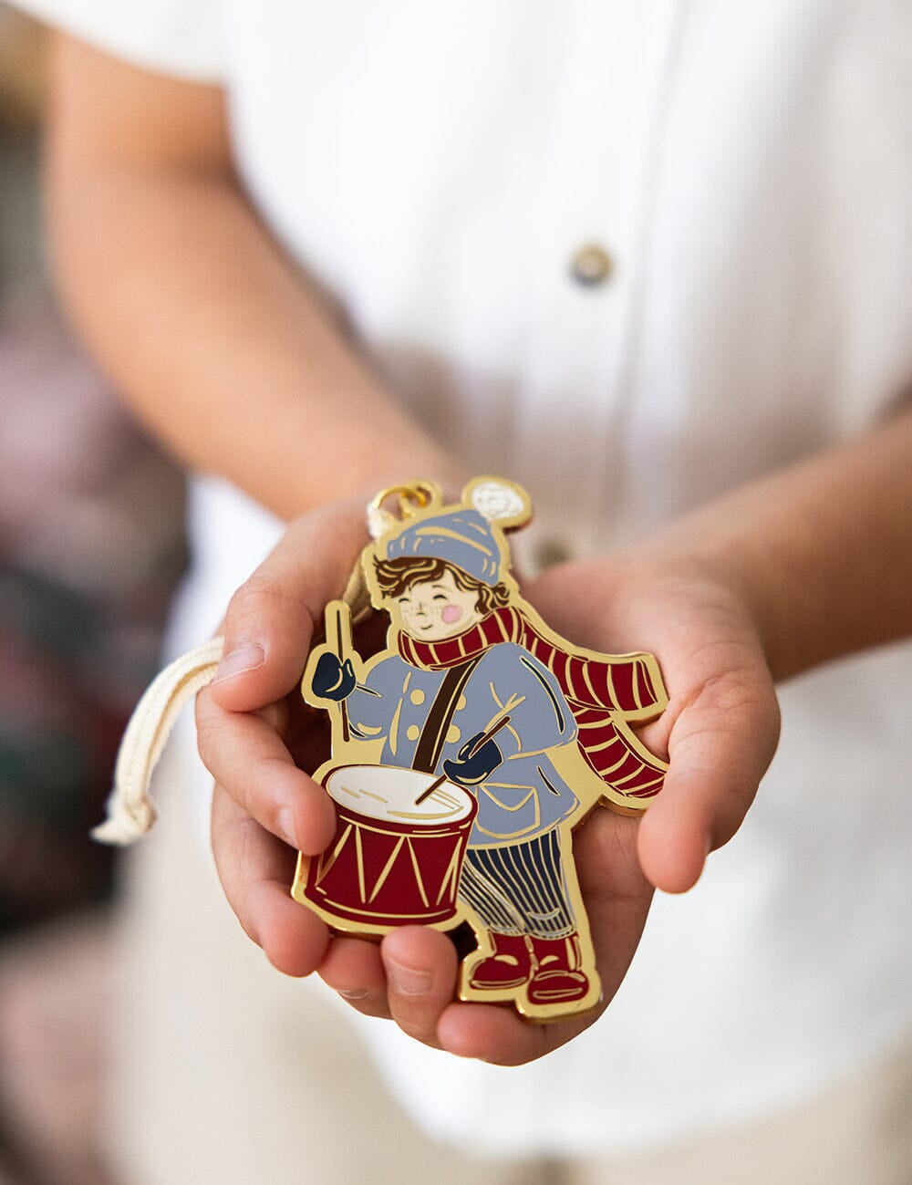 Drummer Boy Enamel Ornament - Pure Apotheca