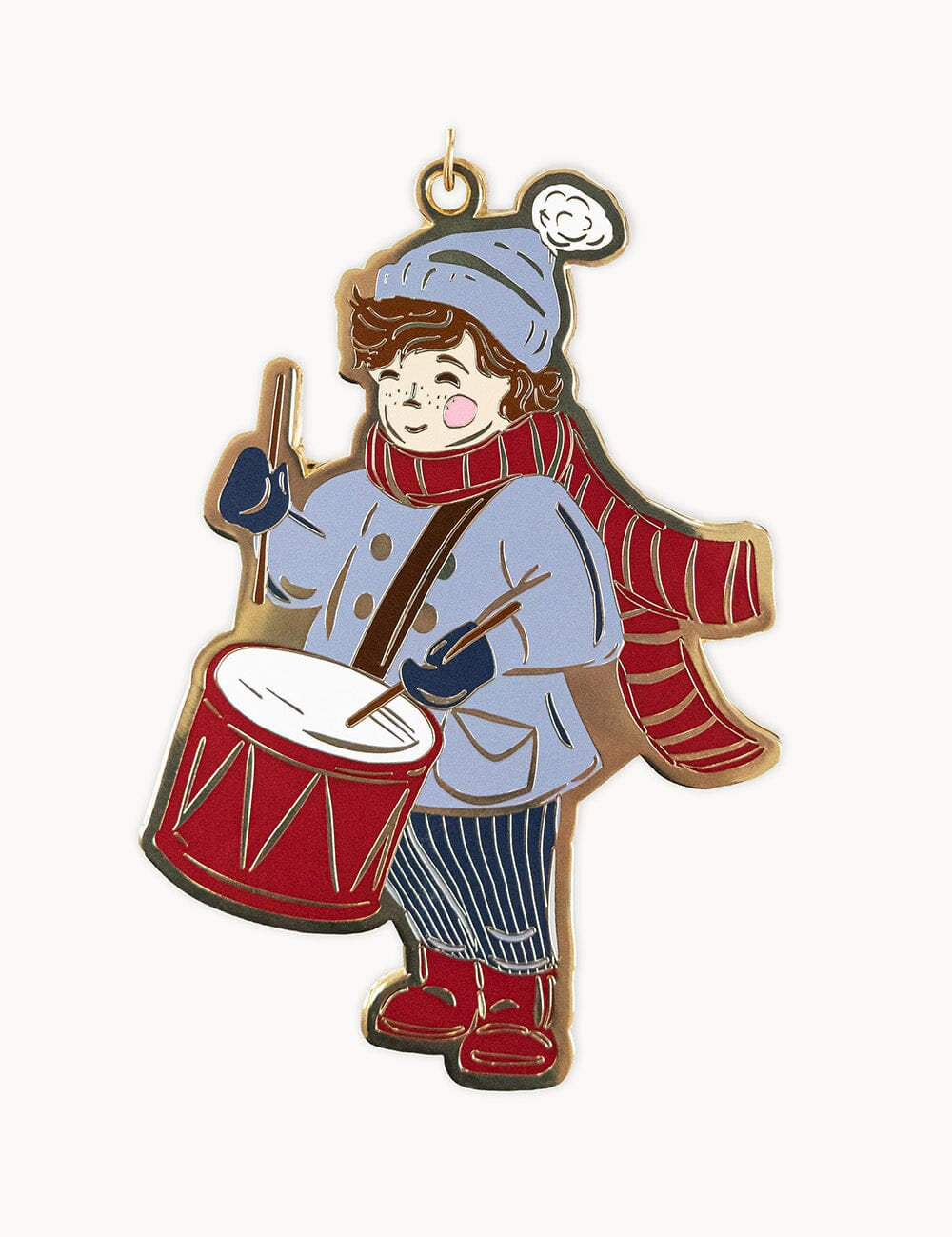 Drummer Boy Enamel Ornament - Pure Apotheca
