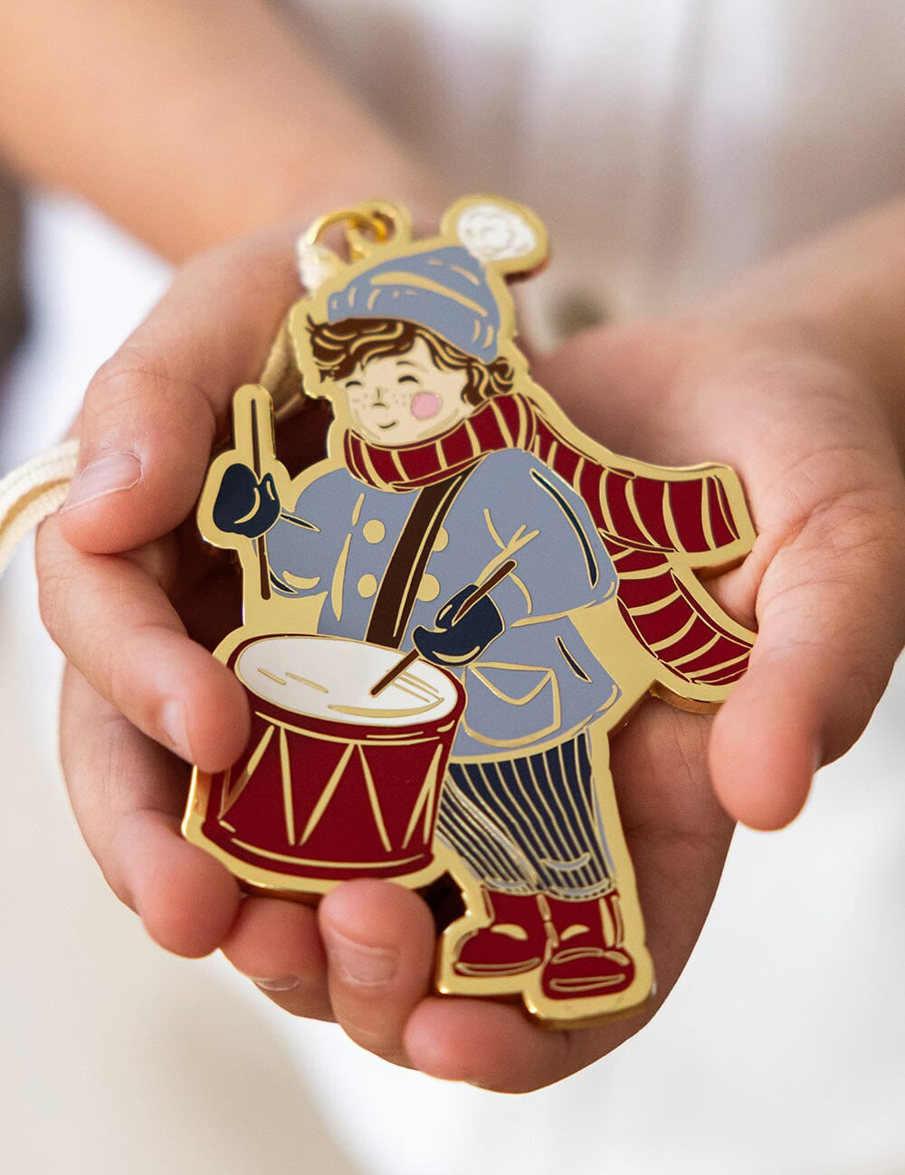 Drummer Boy Enamel Ornament - Pure Apotheca