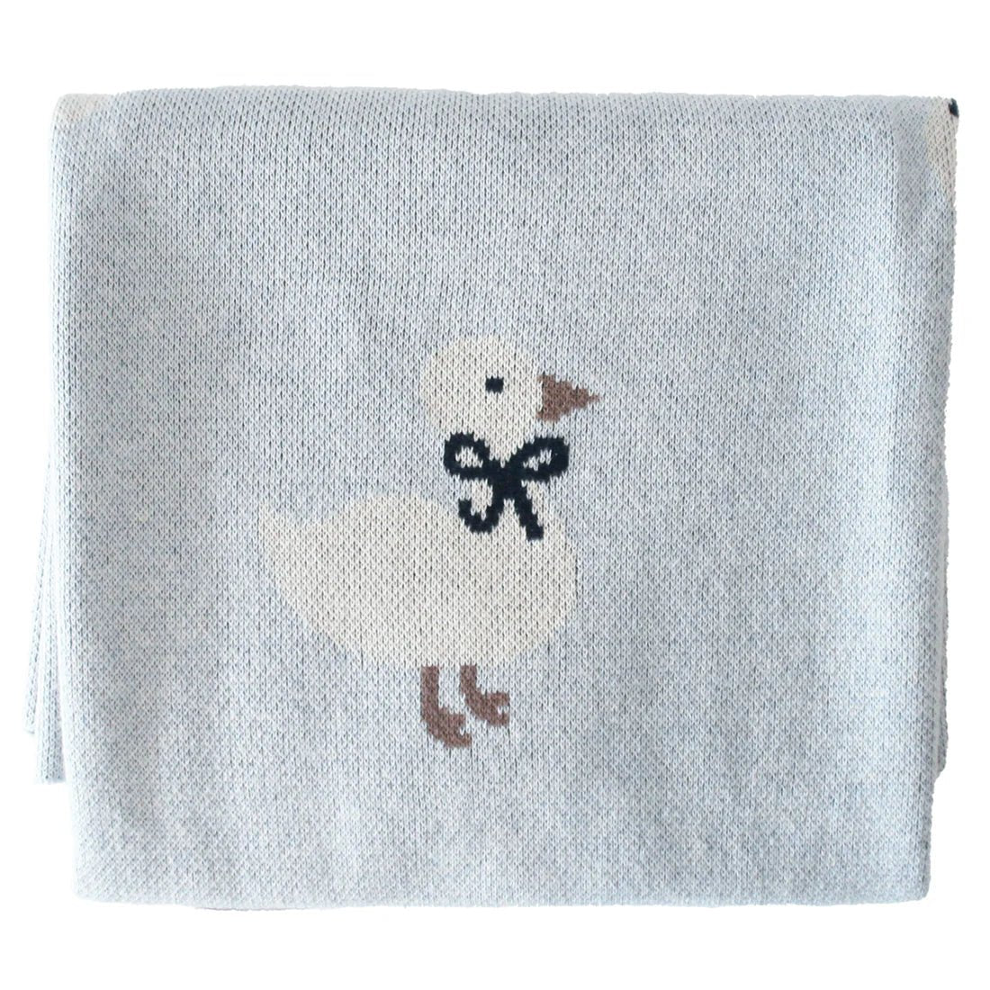 Duck Baby Blanket Blue - Pure Apotheca