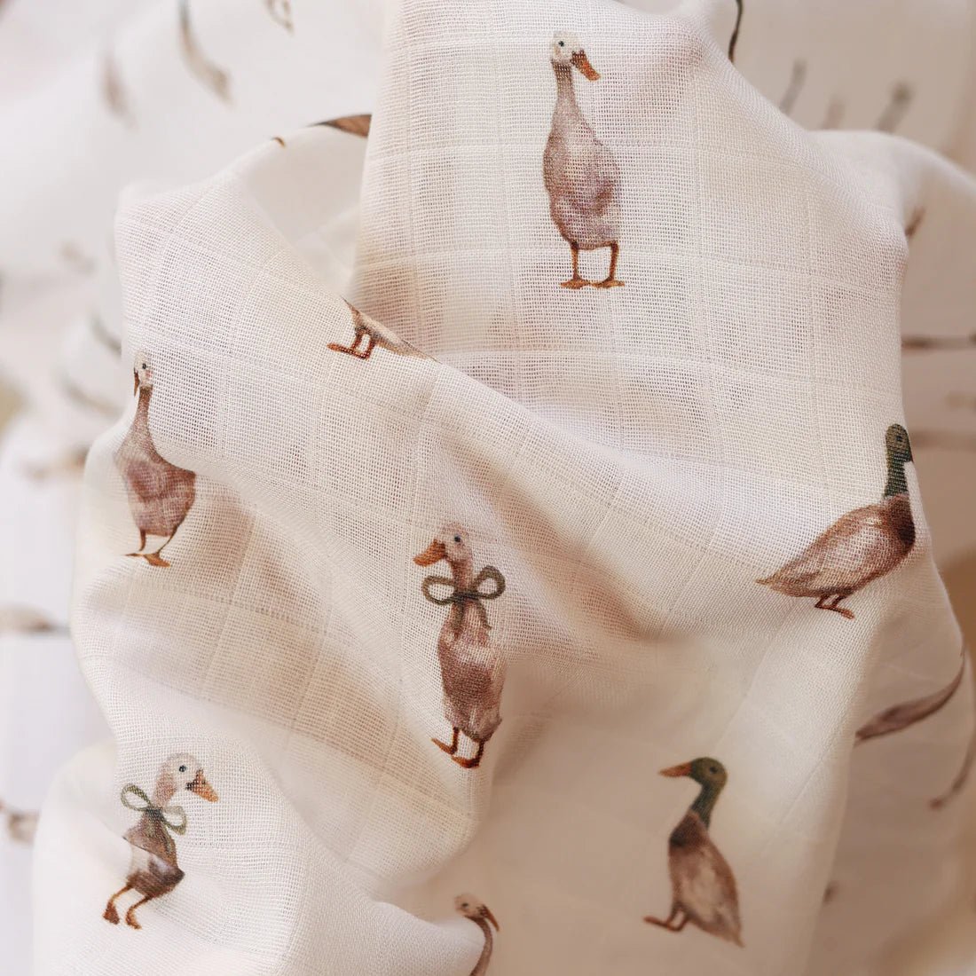 Duck Muslin Swaddle - Pure Apotheca