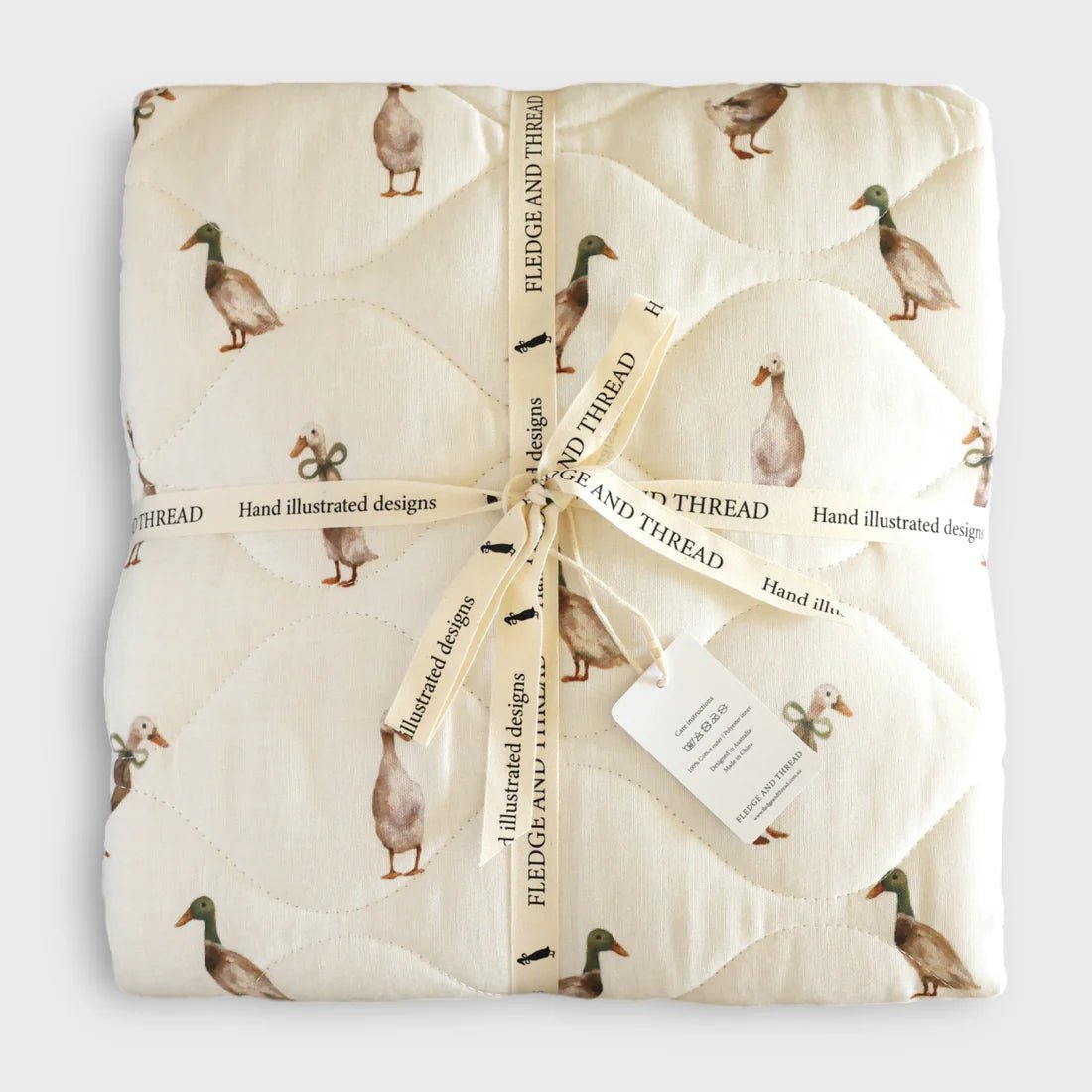 Duck Quilted Blanket - Pure Apotheca